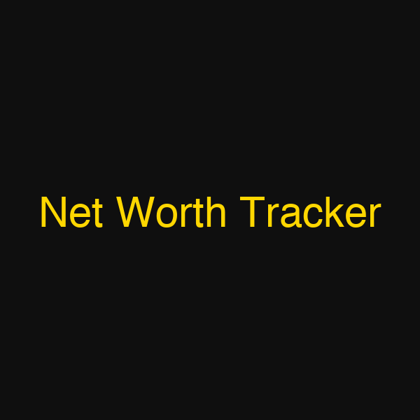 Net Worth Tracker