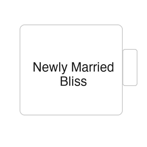 Newly Married Bliss | Tasse