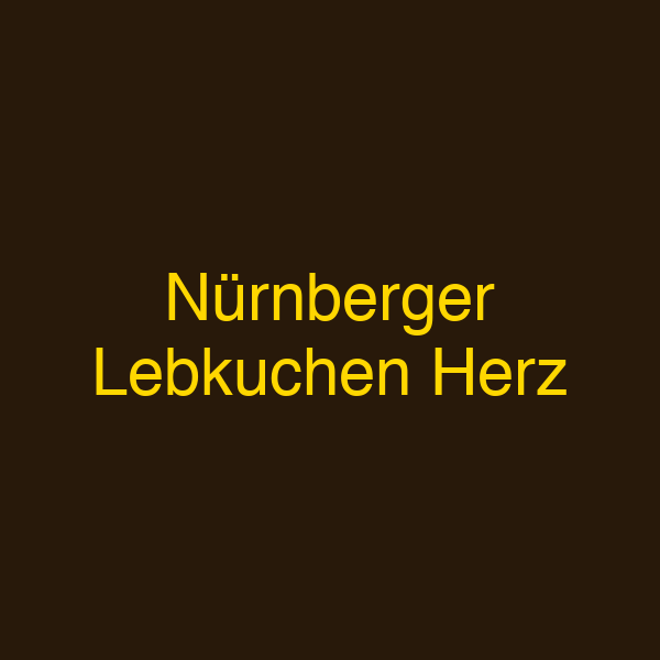 Nürnberger Lebkuchen Herz