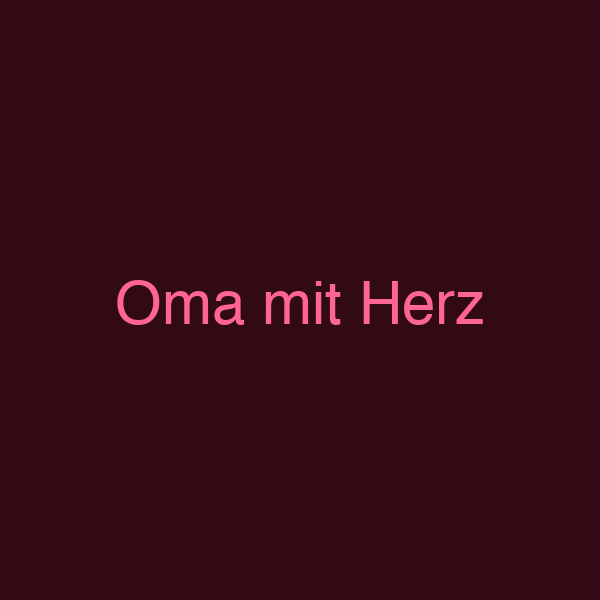 Oma mit Herz