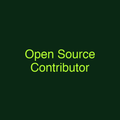 Open Source Contributor