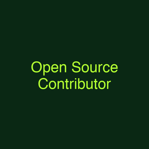 Open Source Contributor