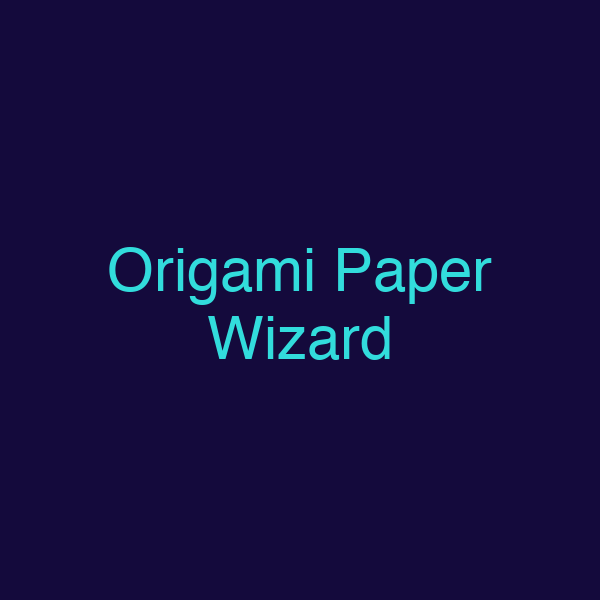 Origami Paper Wizard