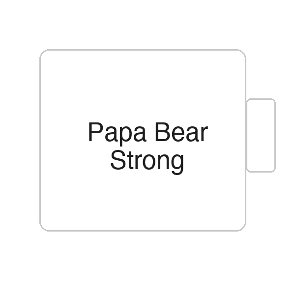 Papa Bear Strong | Tasse