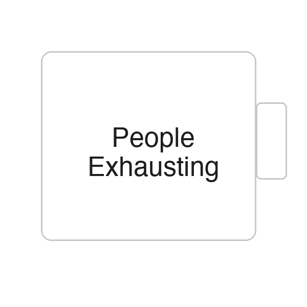 People Exhausting | Tasse