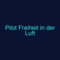 Pilot Freiheit in der Luft