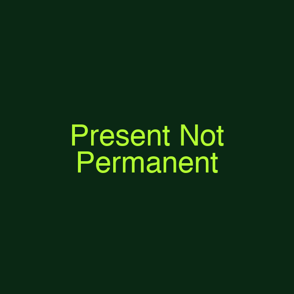 Present Not Permanent