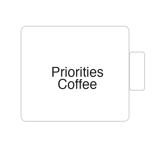 Priorities Coffee | Tasse