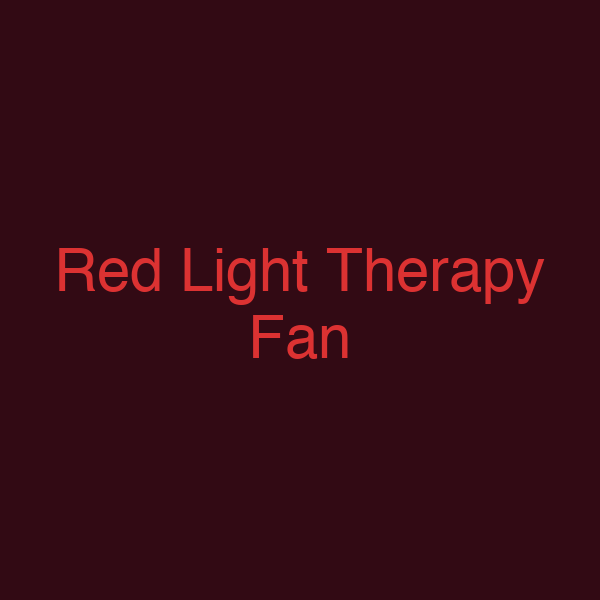 Red Light Therapy Fan