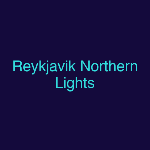 Reykjavik Northern Lights