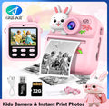 Mini 58mm Thermodrucker Kamera HD 1080P Sofortdruck Fotos Video 32GB SD-Karte Kinder
