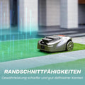 ISWARD GX 2026 Mähroboter Kabellos 2500m² RTK KI-Vision 4G WiFi Bluetooth 57% Steigung 156 Min Smart Home