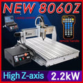CNC 6040 8060 Graviermaschine Holz Metall Fräs Bohrmaschine Linearführung Profi Smart