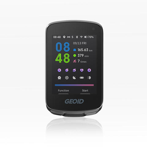 GEOID CC700 GPS Fahrradcomputer 2.8 Zoll Farbdisplay WIFI Wasserdicht Routennavigation
