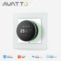 AVATTO WiFi Smart Knob Thermostat Wasser Gas Boiler Elektrisch Tuya Alexa Google Smart Home Drehregler