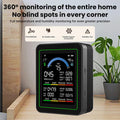 Tuya WiFi 10-in-1 Luftqualitätsdetektor CO2 PM2.5 Formaldehyd Temperatur Feuchtigkeitsmesser