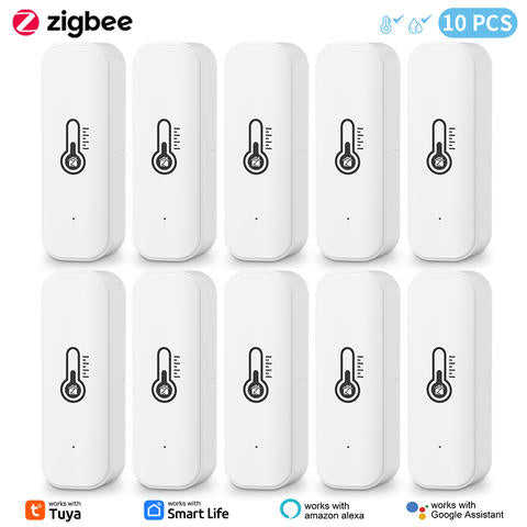 Tuya Zigbee Temperatur Feuchtigkeitssensor Smart Life Remote Monitor Alexa Google Smart Home