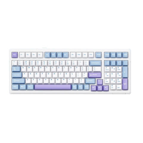 AULA F99 Mechanische Gaming-Tastatur 3-Modus Bluetooth 2,4G Kabel Hot-Swap PBT Dichtung RGB 99 Tasten