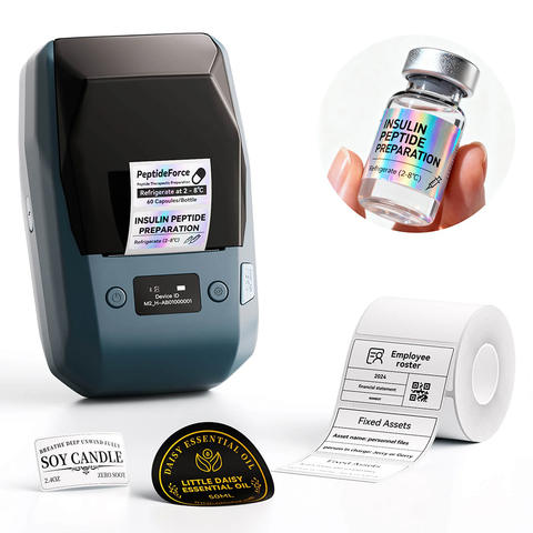 Niimbot M2 Thermodrucker 300DPI High-Resolution Kabellos 20-50mm Telefon PC Smart Etikettendrucker