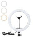 LED Selfie Ringlicht dimmbar 16 26 33cm Fotografie Handy Video Live Fotostudio Fülllicht