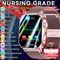 Care Grade Gesundheits-Smartwatch EKG+PPG Blutdruck Harnsäure Bluetooth AMOLED