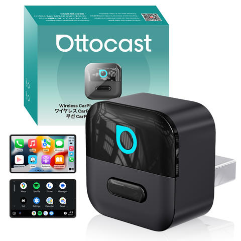 OTTOCAST Mini Pico 2-in-1 Wireless CarPlay Android Auto WLAN 6.0 Plug-Play Dongle 98% Fahrzeuge