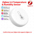 Zigbee Temperatur- und Luftfeuchtigkeitssensor kompatibel mit Home Assistant Alexa Yandex ZHA