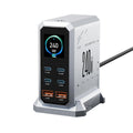 240W GaN Ladegerät 6-in-1 Hub PD3.1 140W PPS USB-C Digitalanzeige Schnellladestation Macbook iPhone Samsung Smart