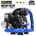 Gisam Elektrischer Luftkompressor 1.5L 8Bar Ölfrei Makita 18V Akku Reifenfüllung Autolackierung Smart