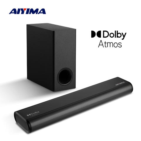 AIYIMA S07 Dolby 2.1 Soundbar 150W Wireless Subwoofer Bluetooth Optisch USB HDMI Heimkino Smart TV