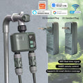 Tuya WLAN RF433 2-Kanal Smart Gartenbewässerungstimer Tropfbewässerung Regenverzögerung Programmierbar