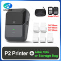 P2 Thermischer Kabellos Etikettendrucker 20-58mm Bluetooth Aufkleber Mini Preis Barcode DIY