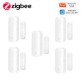 Tuya Zigbee 3.0 Tür Fenstersensor Einbruchmelder Magnetkontakt Smart Home Security Hub Smart Life Z2M