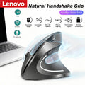 Lenovo Kabellose Bluetooth Vertikale Maus 2.4G Ergonomisch Geräuschlos Wiederaufladbar Gaming Laptop PC