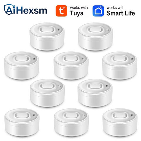 Tuya WiFi Wasser Leckage Sensor Smart Home Detektor Flut Alarm Überlauf Sicherheit Smart Leben