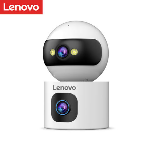 Lenovo 4K PTZ WiFi Kamera Dual-Lens Auto-Tracking Smart Babyphone Indoor Überwachung CCTV