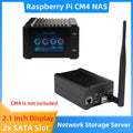 Raspberry Pi CM4 NAS Home Server Dual SATA 2 Zoll LCD Netzwerk Netzwerkspeicher
