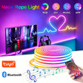 Smart RGB Neon-Seil-Licht Tuya WLAN Bluetooth Musik-Synchronisation Wasserdicht Innen Außen