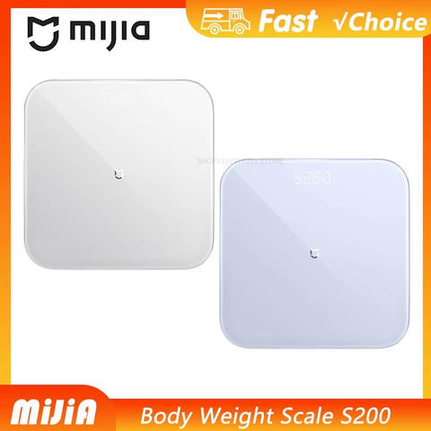 Mijia Waage S200 Hochpräzise Smart Gewichtsanalyse LED Multifunktional Mi Home App