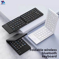 MINGCVIL Mini Faltbar Kabellos Tastatur Slim Tragbar Bluetooth Wiederaufladbar iOS Windows Android
