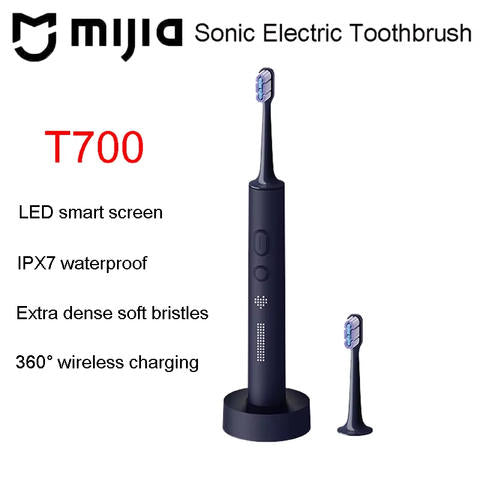 Xiaomi MIJIA T700 Schallzahnbürste Zahnaufhellung Ultraschall Smart App LED-Anzeige