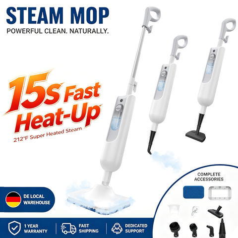 F2 Dampfmopp 1300W 6-in-1 Hochtemperatur Desinfektion Haustier Sicher Boden Teppich Küche Bad Mehrzweck Smart