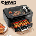 Elektrischer Ofen Rauchfrei Automatisch Rotierender Lammspieß Grill Kebab BBQ Röster Hot Pot Smart