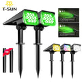 1/2/4PCS Solar Power Licht Einstellbar IP65 Solar Garten Außen Super hell Rampenlicht Straße — kaufen online Deutschland