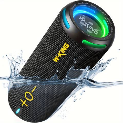 W-KING D320 40W Bluetooth-Lautsprecher IP67 Wasserdicht APP-Steuerung Dynamische Beleuchtung Outdoor Smart