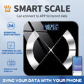 Bluetooth Smart-Waage 180kg BMI App-Datenaufzeichnung LCD-Display Badezimmerwaage