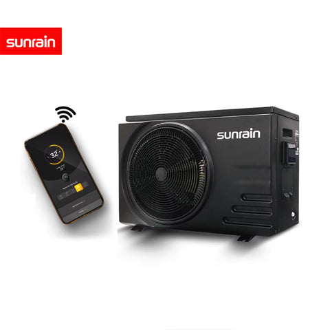 Sunrain R32 28kW Smart DC Inverter Luft-Wasser Wärmepumpe Schwimmbad WLAN 50Hz Heizung Kühlung Smart