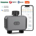 Zigbee BT Automatischer Wasser Timer Dual Schlauch Garten Bewässerung Sprinkler Alexa IPX5