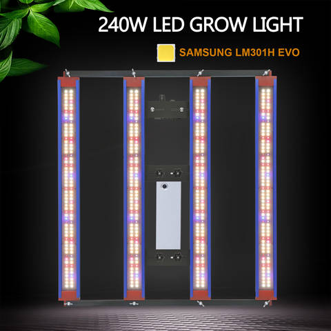 LM301H EVO Quantum Board LED Grow Light Bar 150W-320W Meanwell Driver Gewächshaus Veg Bloom Smart
