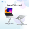 Unew Premium 360° Drehbarer Aluminium Laptop-Ständer Verstellbar Rutschfest Tablet Monitor